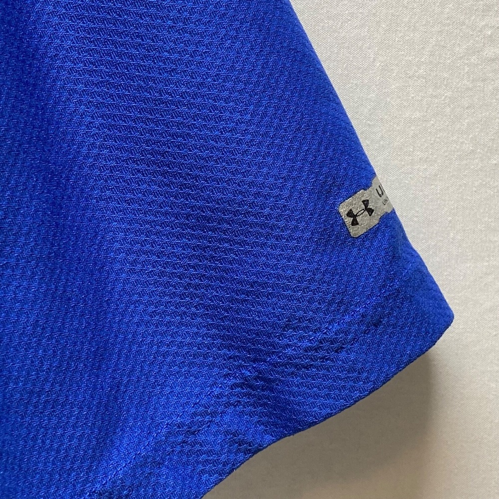 Under Armour Performance T-Shirt Men's Medium Royal Blue Fitted Heatgear GUC - Picture 8 of 11